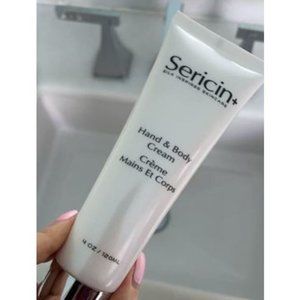 SERICIN+ HAND & BODY CREAM-SILK INSPIRED SKINCARE-4 fl oz/12 ml-BRAND NEW-SEALED